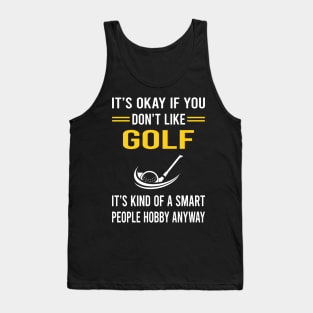 Smart People Hobby Golf Golfing Golfer Tank Top